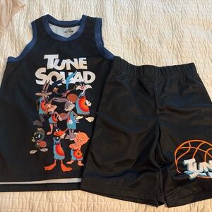 Old Navy Black Tune Squad Kids Matching Set
